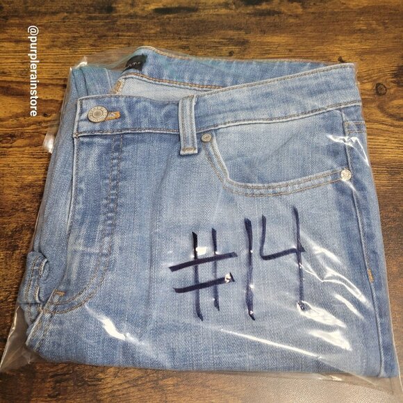 Talbots Jeans 10 Slim Ankle High Rise Tummy Control Medium Light Wash Denim - Picture 12 of 12